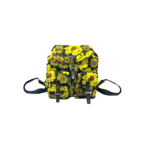 Prada Backpack Tessuto Nylon Yellow Black