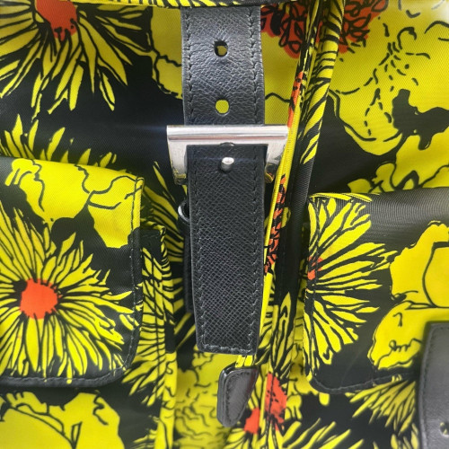 Prada Backpack Tessuto Nylon Yellow Black