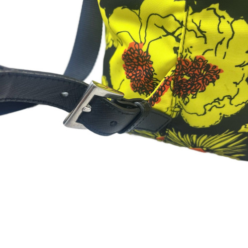 Prada Backpack Tessuto Nylon Yellow Black