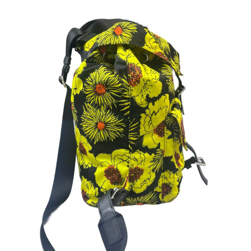 Prada Backpack Tessuto Nylon Yellow Black