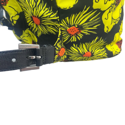 Prada Backpack Tessuto Nylon Yellow Black