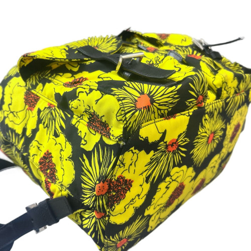 Prada Backpack Tessuto Nylon Yellow Black