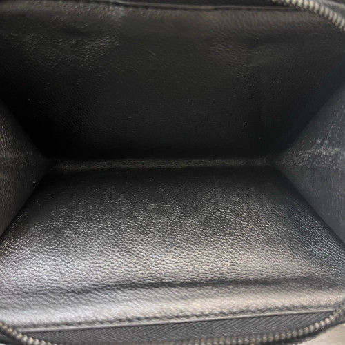 Bottega Veneta Woven Compact Wallet Lambskin Intrecciato Black