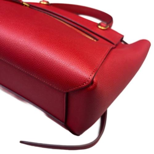 Celine Micro Belt Bag Saffiano Calfskin Red Orange