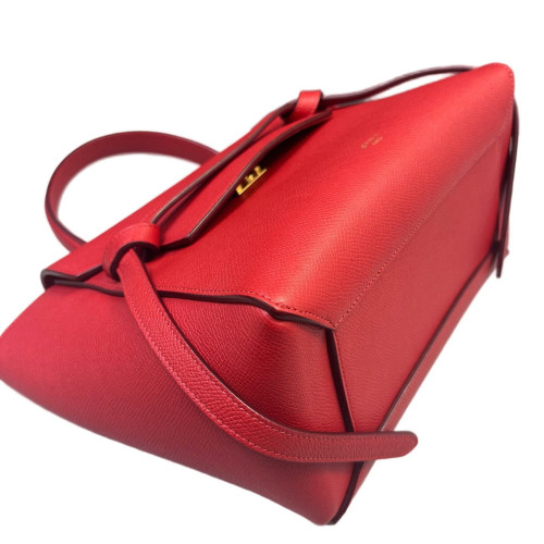 Celine Micro Belt Bag Saffiano Calfskin Red Orange
