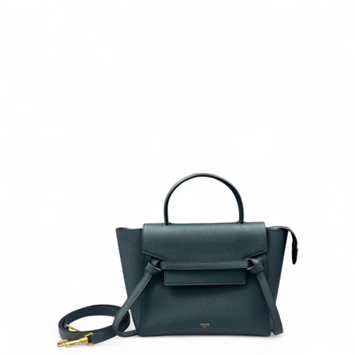 Celine Micro Belt Bag Saffiano Calfskin Green Celine Micro Belt Bag Saffiano Calfskin Green