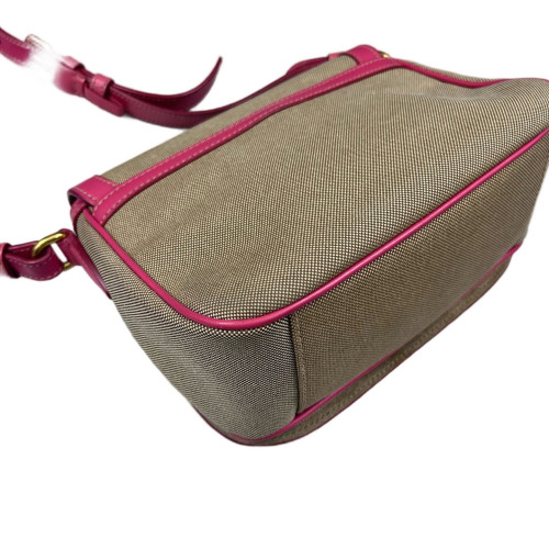Prada Crossbody Bag Canvas Pink Prada Crossbody Bag Canvas Pink