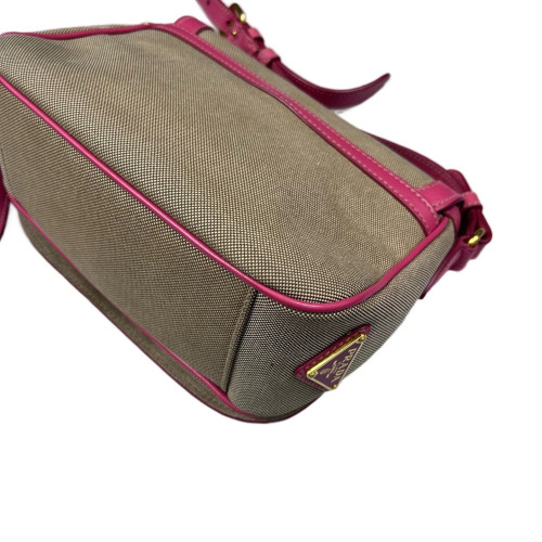 Prada Crossbody Bag Canvas Pink Prada Crossbody Bag Canvas Pink