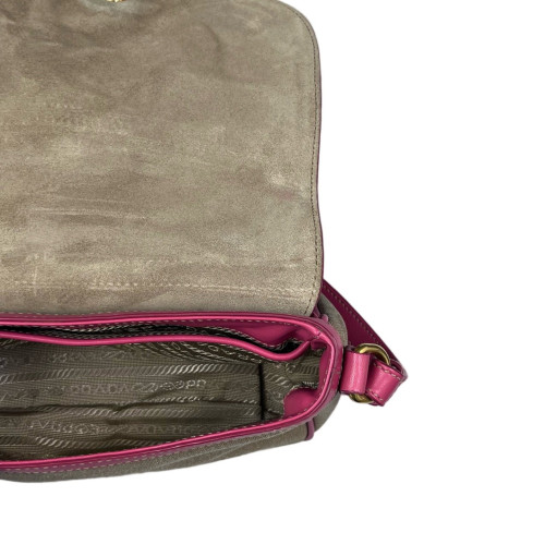 Prada Crossbody Bag Canvas Pink Prada Crossbody Bag Canvas Pink