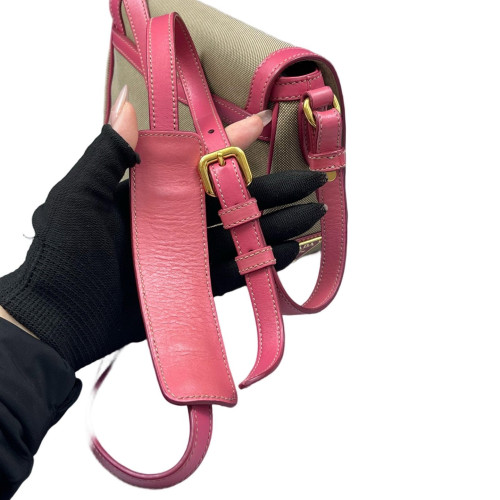 Prada Crossbody Bag Canvas Pink Prada Crossbody Bag Canvas Pink