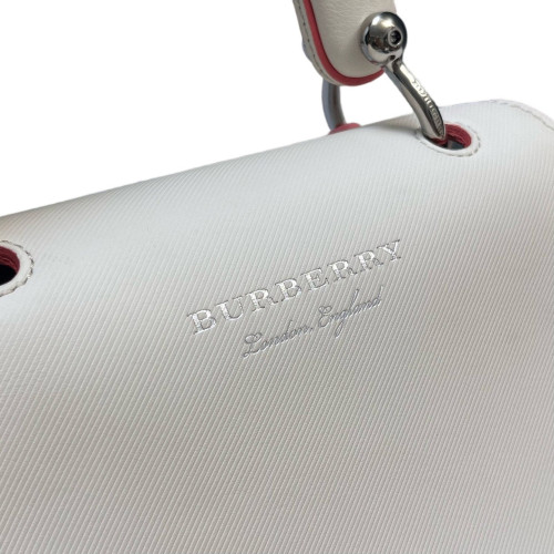 Burberry Small DK88 Calfskin White Pink