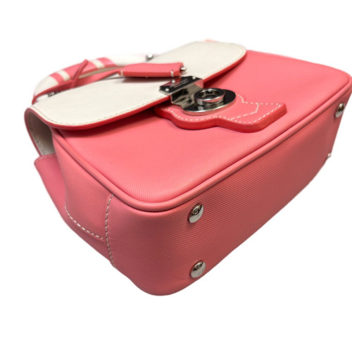 Burberry Small DK88 Calfskin White Pink