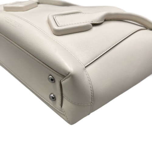 Bottega Veneta Small Arco Calfskin White