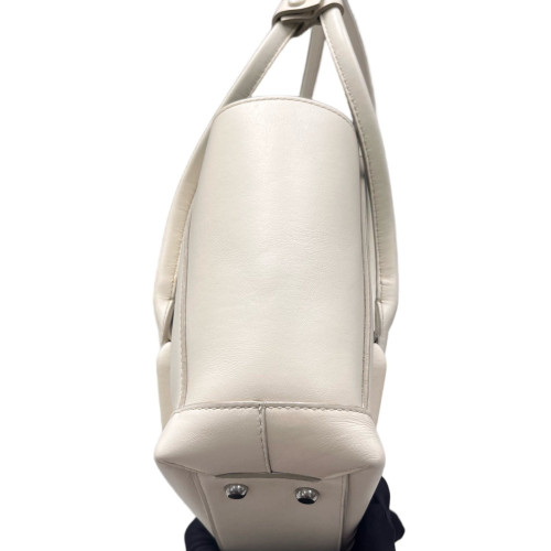 Bottega Veneta Small Arco Calfskin White