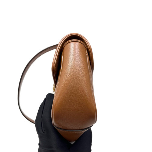 Gucci Mini GG Marmont Calfskin Tan