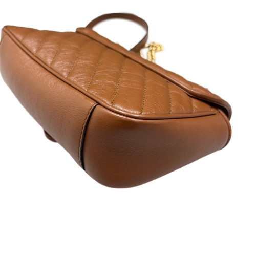 Gucci Mini GG Marmont Calfskin Tan