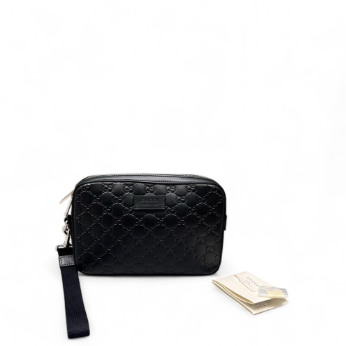Gucci Clutch Guccissima Black