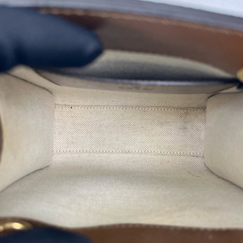 Gucci Mini Interlocking G Tote GG Monogram Beige Brown Gucci Mini Interlocking G Tote GG Monogram Beige Brown