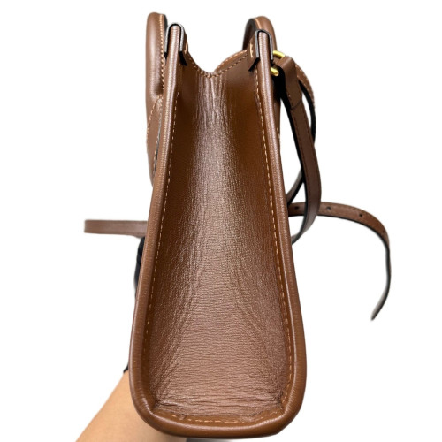 Gucci Mini Interlocking G Tote GG Monogram Beige Brown Gucci Mini Interlocking G Tote GG Monogram Beige Brown