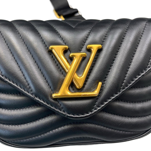 Louis Vuitton New Wave Multi Pochette Calfskin Black Louis Vuitton New Wave Multi Pochette Calfskin Black