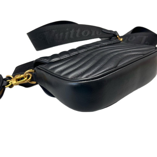 Louis Vuitton New Wave Multi Pochette Calfskin Black Louis Vuitton New Wave Multi Pochette Calfskin Black