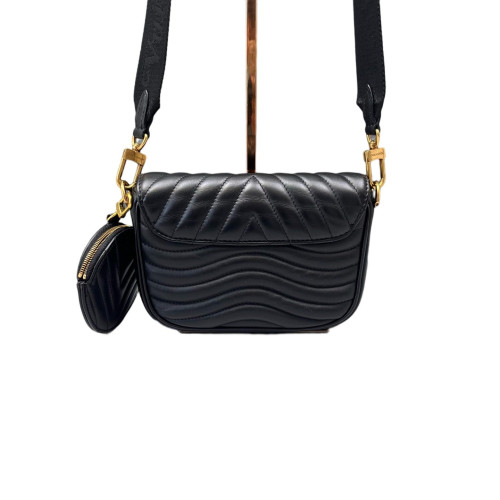 Louis Vuitton New Wave Multi Pochette Calfskin Black Louis Vuitton New Wave Multi Pochette Calfskin Black