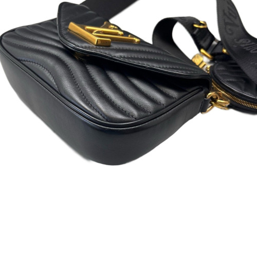 Louis Vuitton New Wave Multi Pochette Calfskin Black Louis Vuitton New Wave Multi Pochette Calfskin Black