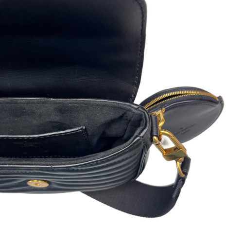 Louis Vuitton New Wave Multi Pochette Calfskin Black Louis Vuitton New Wave Multi Pochette Calfskin Black