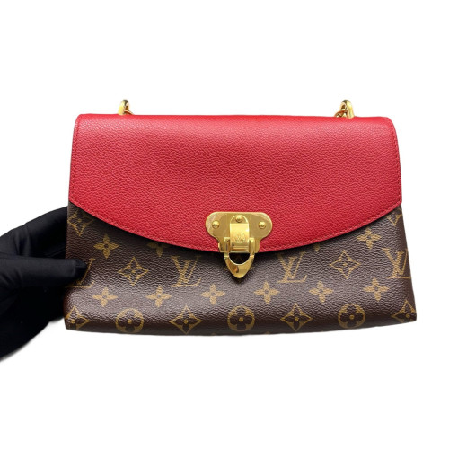 Louis Vuitton Pallas Chain Monogram Red Brown
