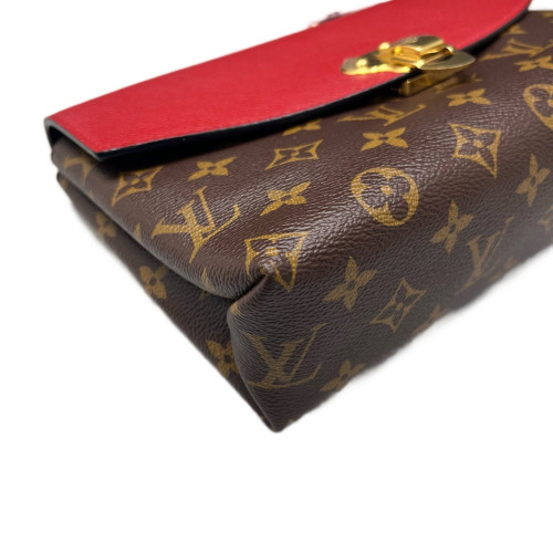 Louis Vuitton Pallas Chain Monogram Red Brown