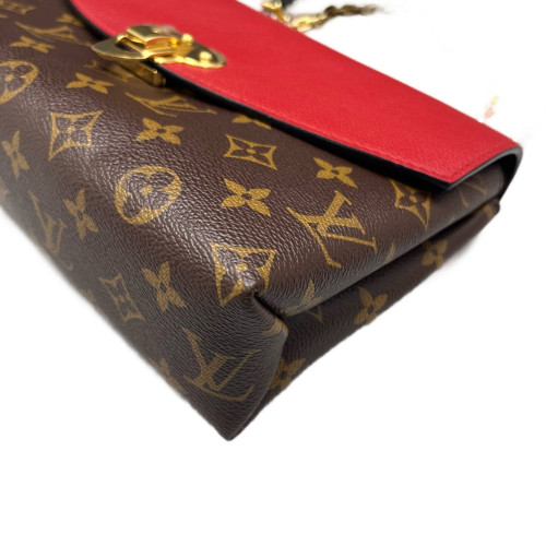 Louis Vuitton Pallas Chain Monogram Red Brown