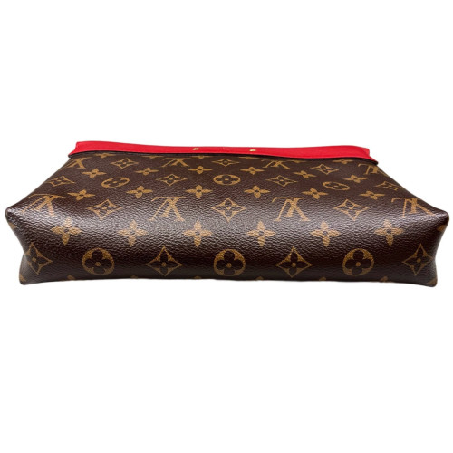 Louis Vuitton Pallas Chain Monogram Red Brown