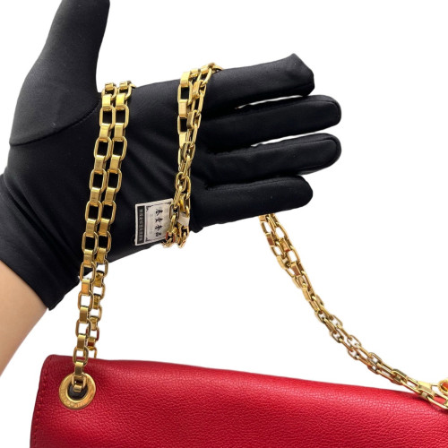 Louis Vuitton Pallas Chain Monogram Red Brown