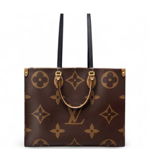 Louis Vuitton Onthego GM Reverse Monogram Giant Black Brown