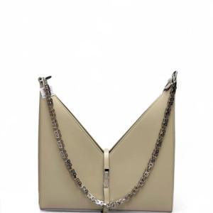 Givenchy With Chain Shoulder Bag Calfskin Khaki