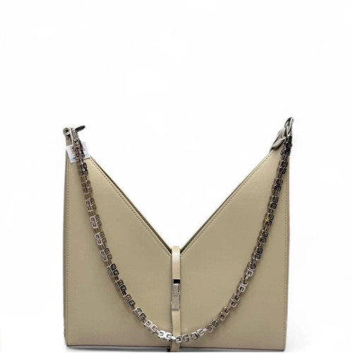 Givenchy With Chain Shoulder Bag Calfskin Khaki