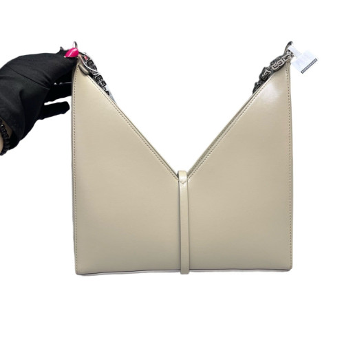 Givenchy With Chain Shoulder Bag Calfskin Khaki