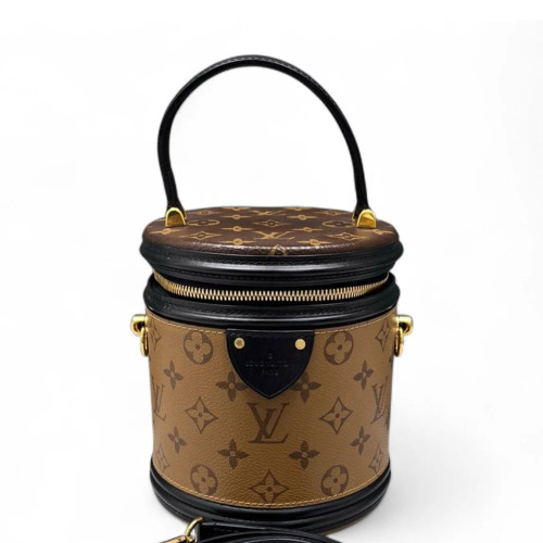 Louis Vuitton Cannes Reverse Monogram Brown Black