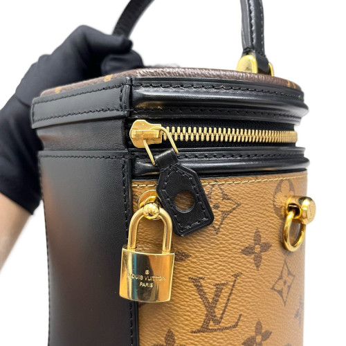 Louis Vuitton Cannes Reverse Monogram Brown Black