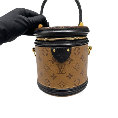 Louis Vuitton Cannes Reverse Monogram Brown Black
