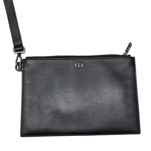 Dior Clutch Calfskin Black