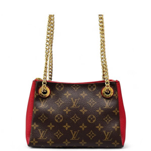 Louis Vuitton Surene BB Monogram Red Brown Louis Vuitton Surene BB Monogram Red Brown