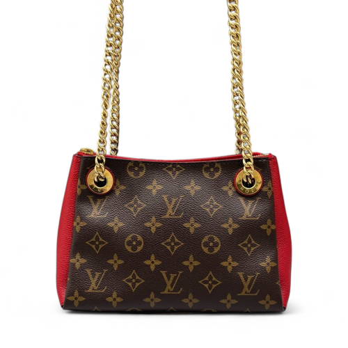 Louis Vuitton Surene BB Monogram Red Brown
