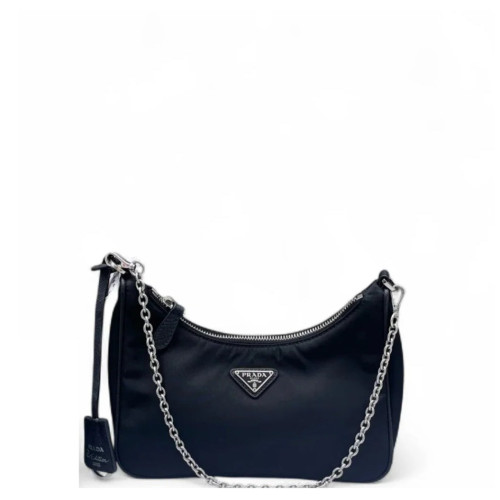 Prada Mini Re-Edition 2000 Shoulder Bag Nylon Vela Black