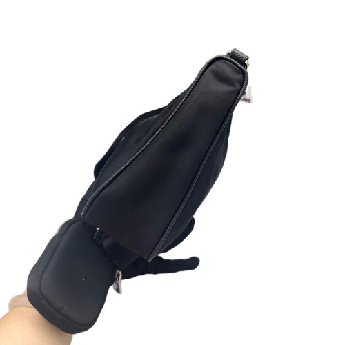Prada Mini Re-Edition 2000 Shoulder Bag Nylon Vela Black