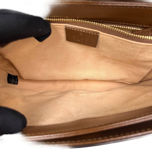 Gucci Small Horsebit 1955 GG Supreme Monogram Beige Brown