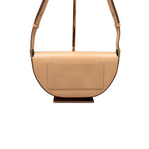 Burberry Small Chain Olympia Shoulder Bag Smooth Calfskin Natural Tan