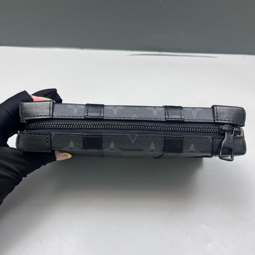 Louis Vuitton Soft Trunk Wallet Monogram Eclipse Black