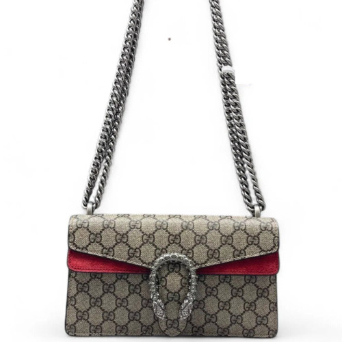 Gucci Meium Dionysus GG Monogram Brown Red