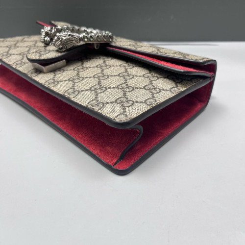 Gucci Meium Dionysus GG Monogram Brown Red